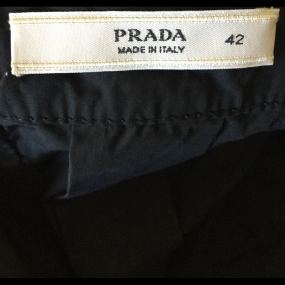 Prada off the shoulders pleat cotton black dress - Picture 8 of 8
